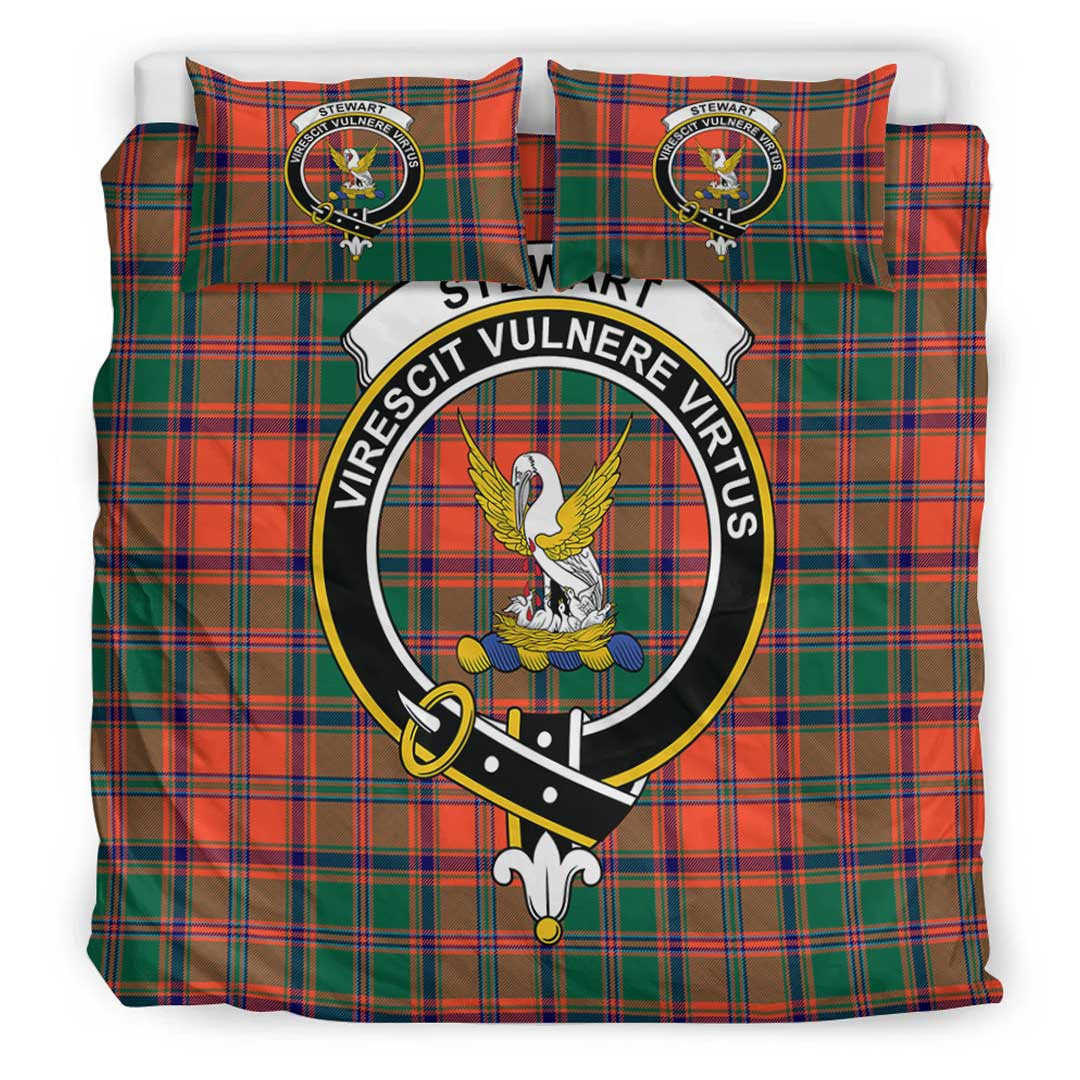 Stewart of Appin Ancient Tartan Crest Bedding Set