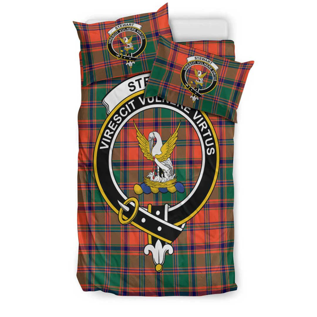 Stewart of Appin Ancient Tartan Crest Bedding Set