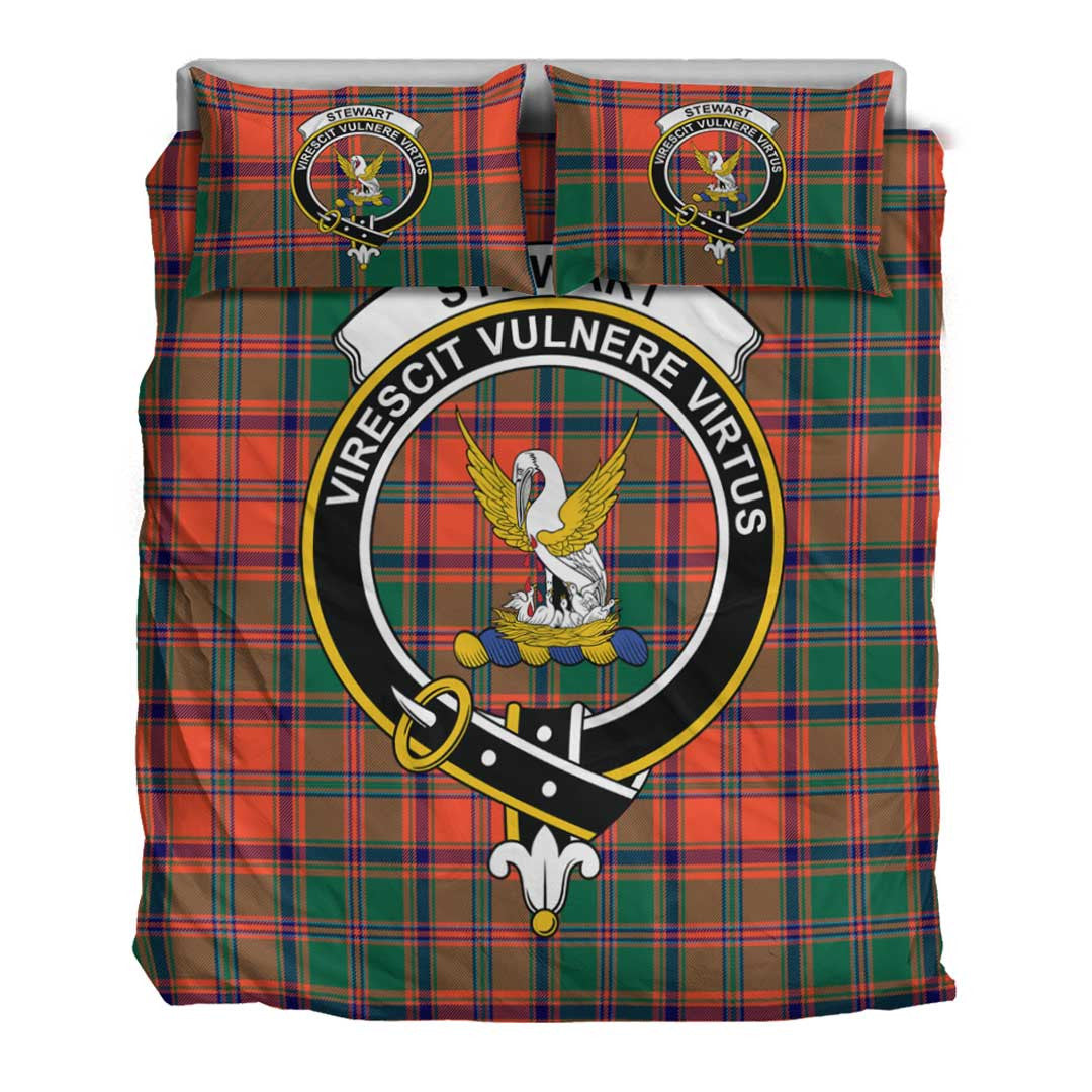 Stewart of Appin Ancient Tartan Crest Bedding Set