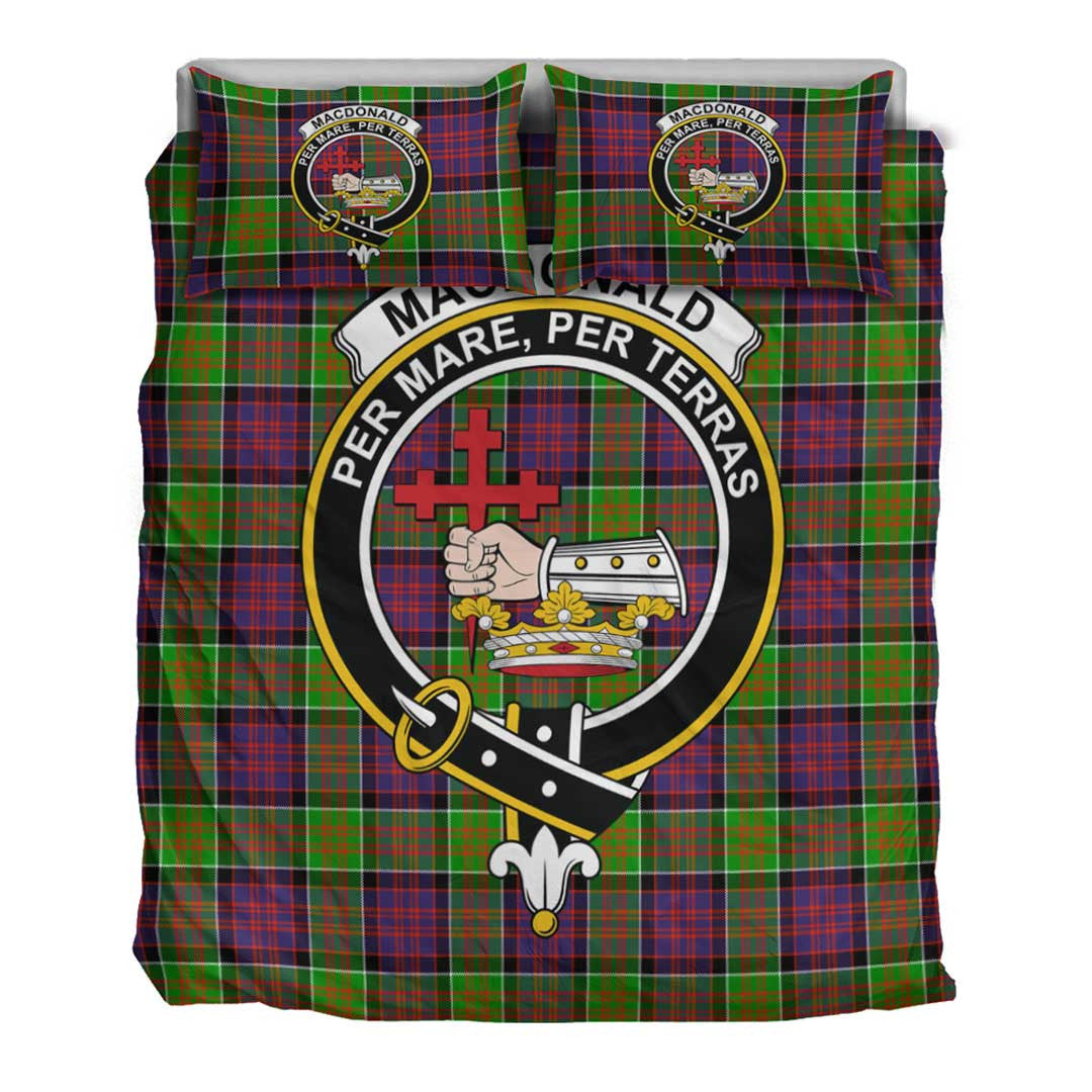 MacDonald of Clanranald Tartan Crest Bedding Set