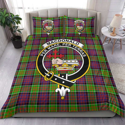 MacDonald of Clanranald Tartan Crest Bedding Set