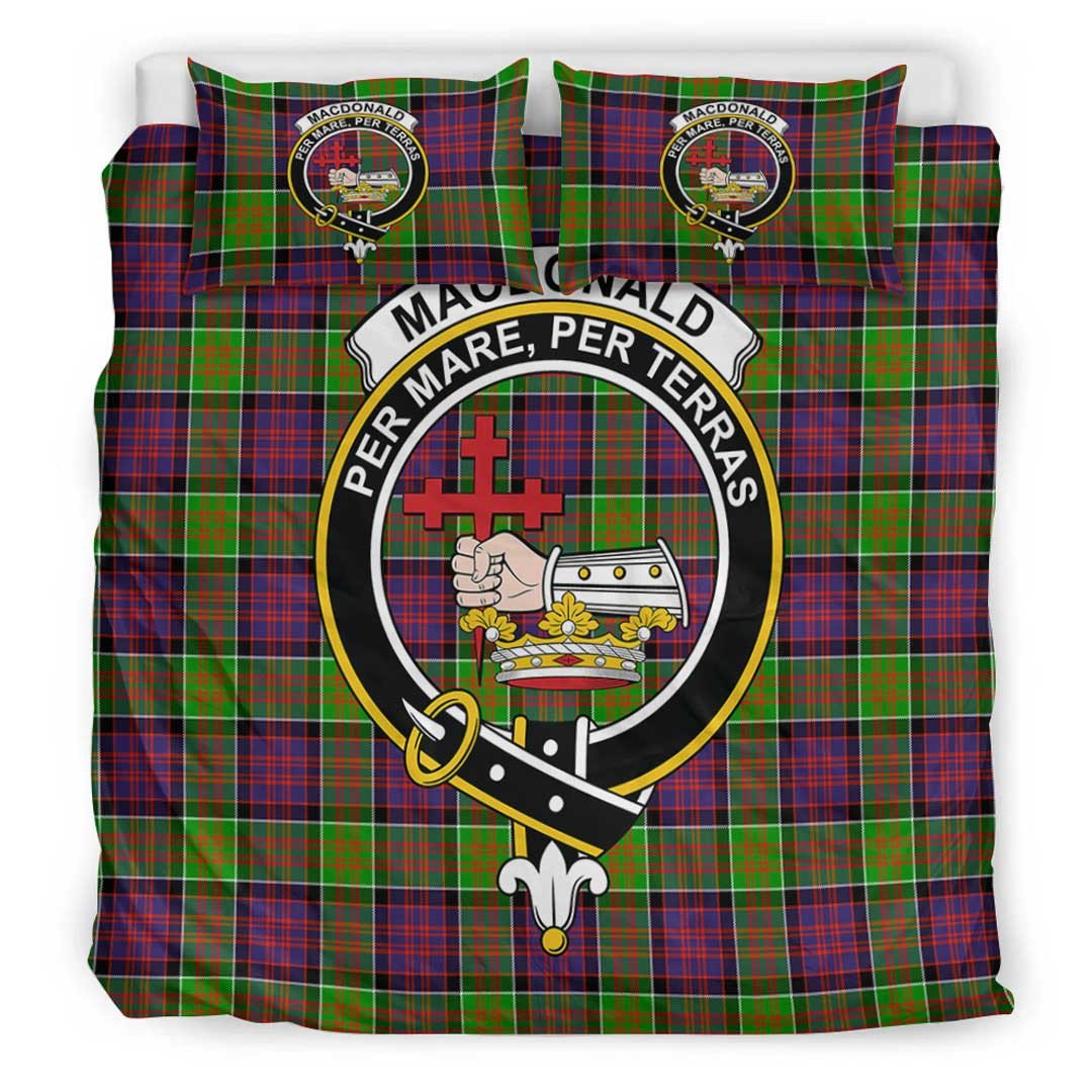 MacDonald of Clanranald Tartan Crest Bedding Set