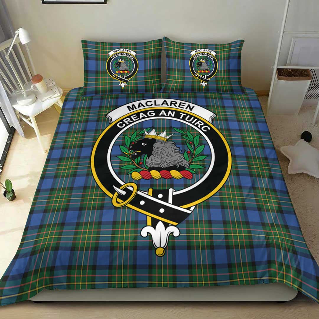 MacLaren Ancient Tartan Crest Bedding Set