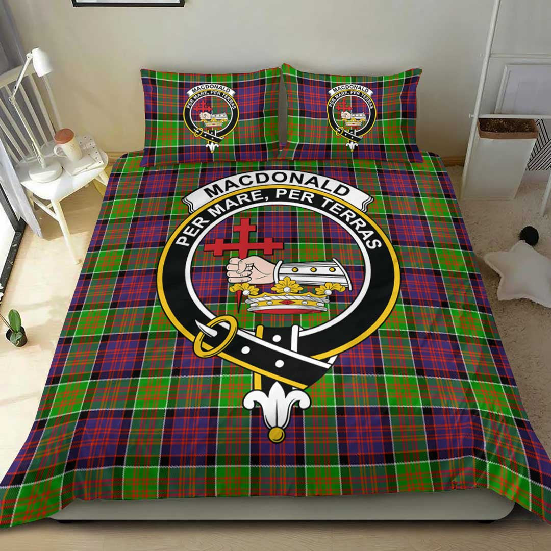 MacDonald of Clanranald Tartan Crest Bedding Set