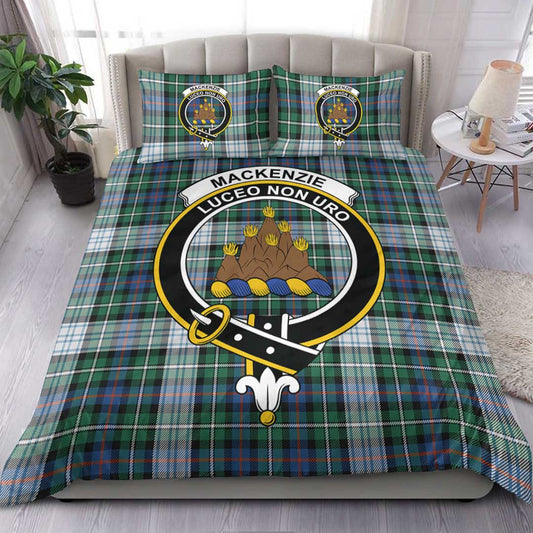 MacKenzie Dress Ancient Tartan Crest Bedding Set