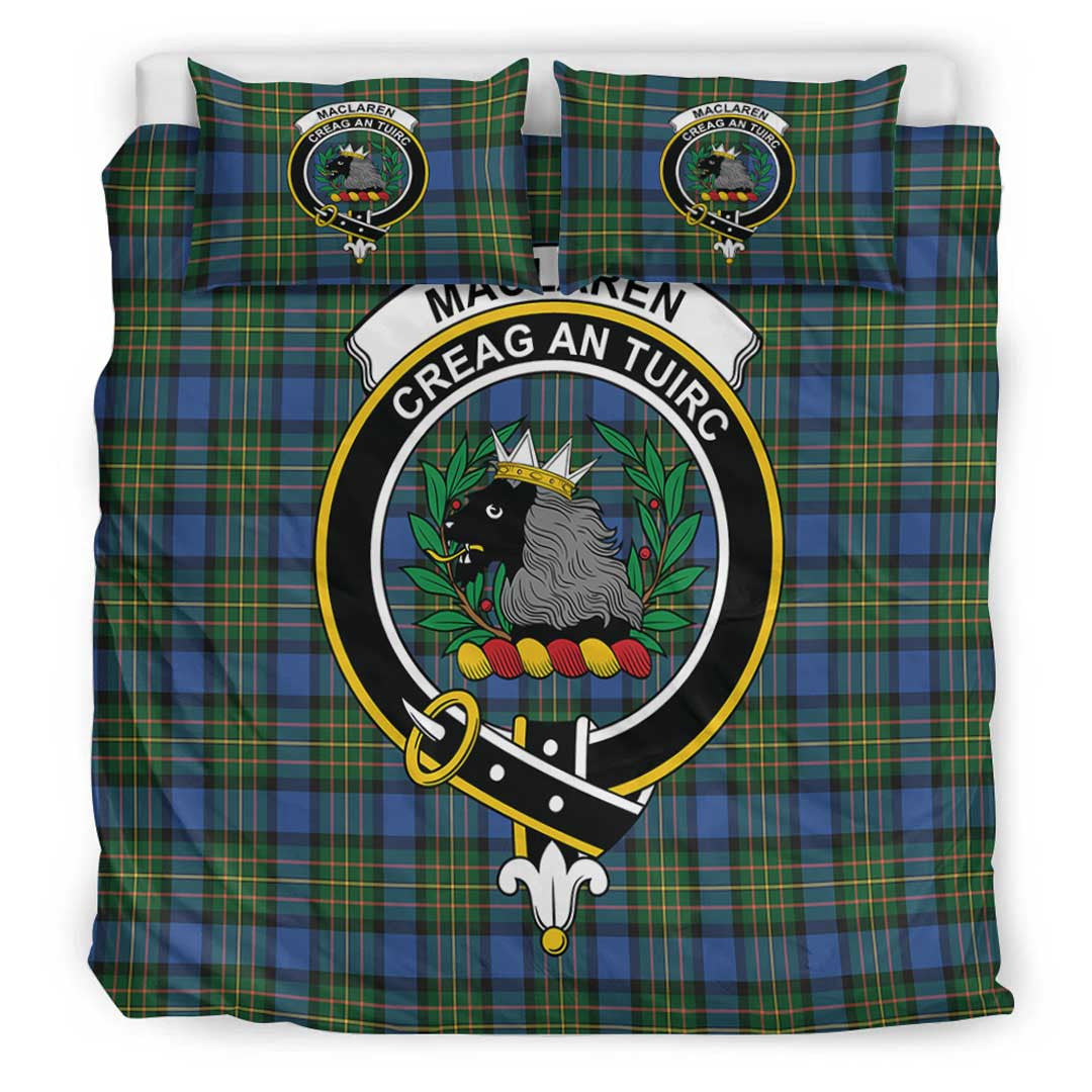 MacLaren Ancient Tartan Crest Bedding Set