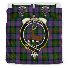 Blair Modern Tartan Crest Bedding Set