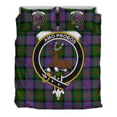 Blair Modern Tartan Crest Bedding Set