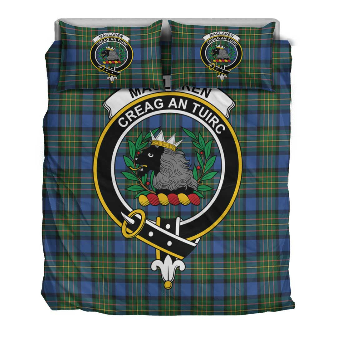 MacLaren Ancient Tartan Crest Bedding Set