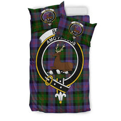 Blair Modern Tartan Crest Bedding Set