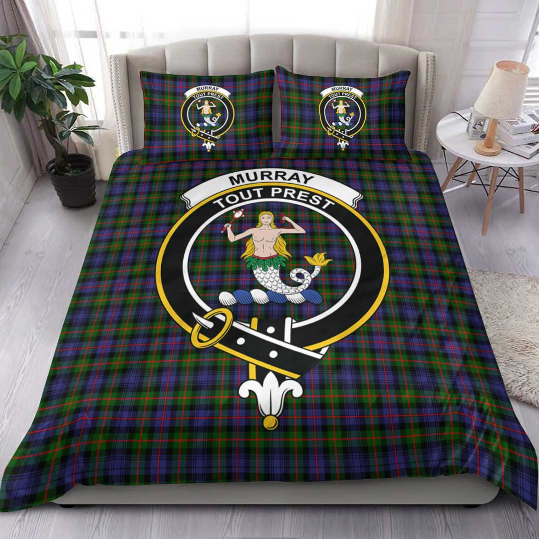 Murray of Atholl Modern Tartan Crest Bedding Set