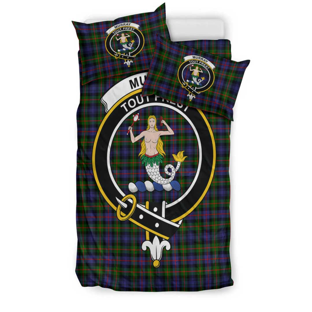 Murray of Atholl Modern Tartan Crest Bedding Set