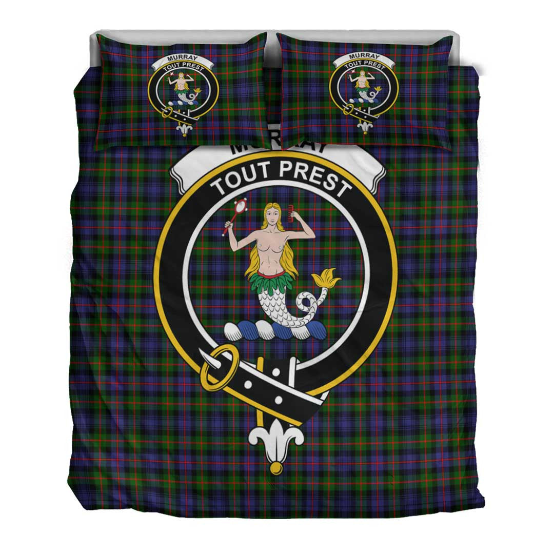 Murray of Atholl Modern Tartan Crest Bedding Set