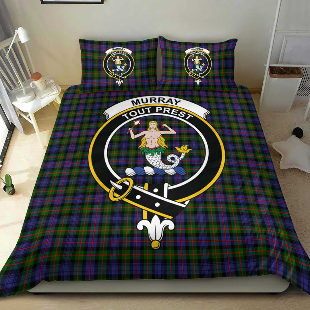 Murray of Atholl Modern Tartan Crest Bedding Set