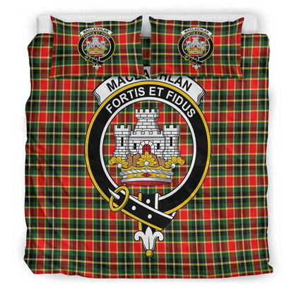 MacLachlan Hunting Modern Tartan Crest Bedding Set