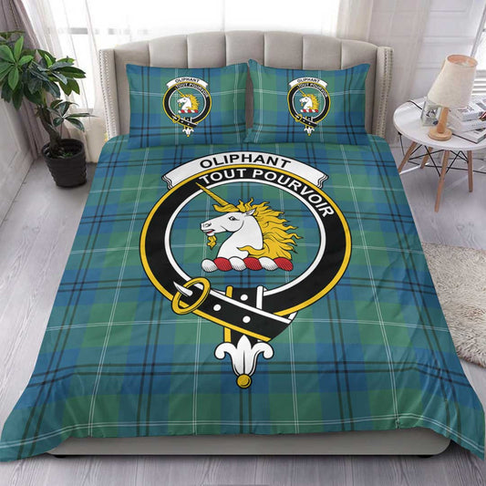 Oliphant Ancient Tartan Crest Bedding Set