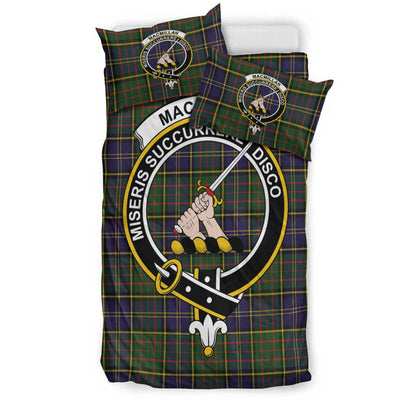 MacMillan Hunting Modern Tartan Crest Bedding Set