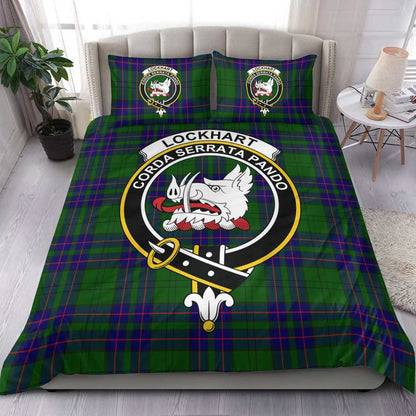 Lockhart Tartan Crest Bedding Set