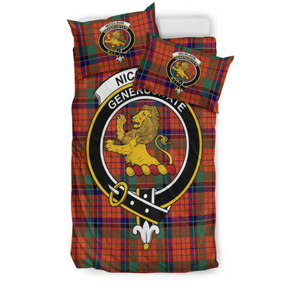 Nicolson Ancient Tartan Crest Bedding Set