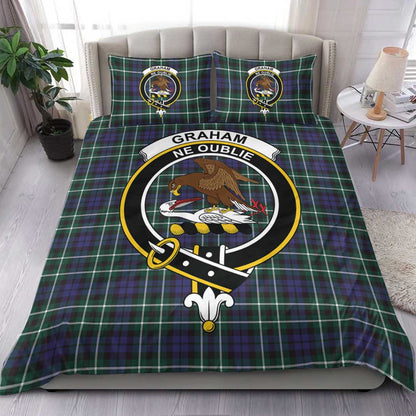 Graham of Montrose Modern Tartan Crest Bedding Set