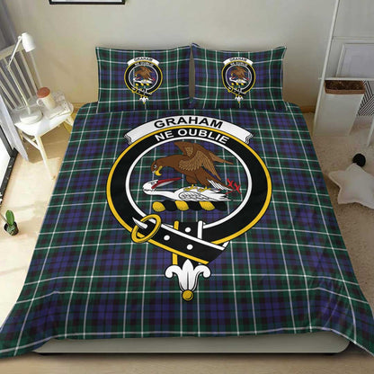 Graham of Montrose Modern Tartan Crest Bedding Set