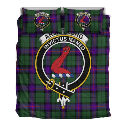 Armstrong Modern Tartan Crest Bedding Set