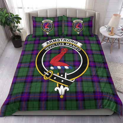 Armstrong Modern Tartan Crest Bedding Set