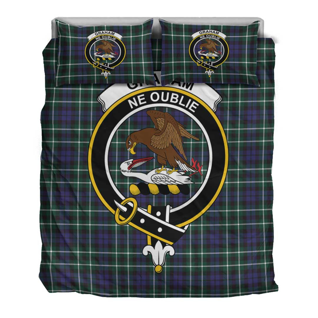 Graham of Montrose Modern Tartan Crest Bedding Set