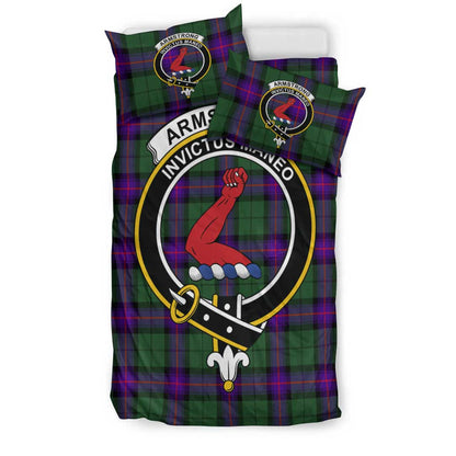 Armstrong Modern Tartan Crest Bedding Set