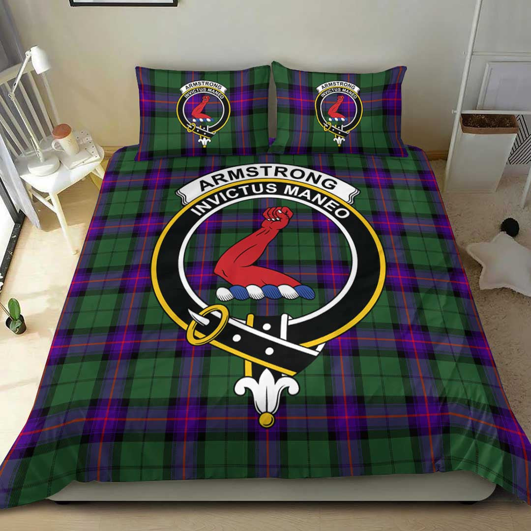 Armstrong Modern Tartan Crest Bedding Set