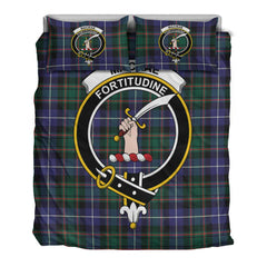 MacRae Hunting Modern Tartan Crest Bedding Set
