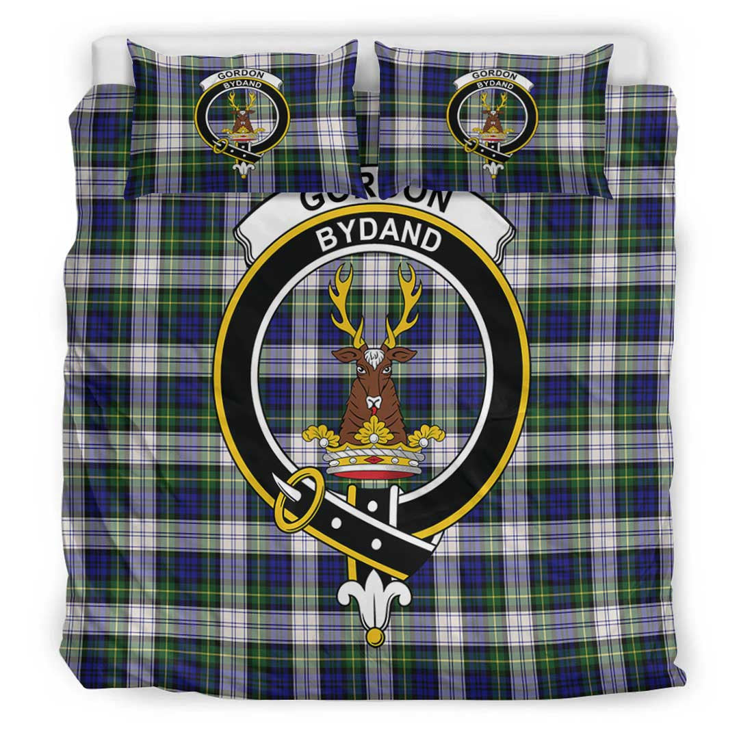 Gordon Dress Modern Tartan Crest Bedding Set