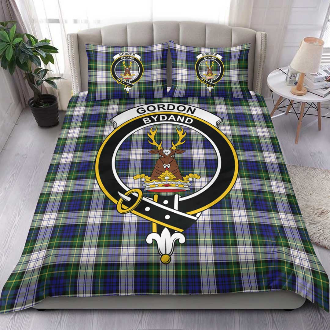 Gordon Dress Modern Tartan Crest Bedding Set