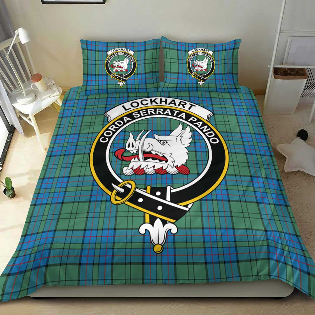 Lockhart Modern Tartan Crest Bedding Set