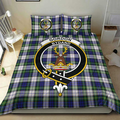 Gordon Dress Modern Tartan Crest Bedding Set