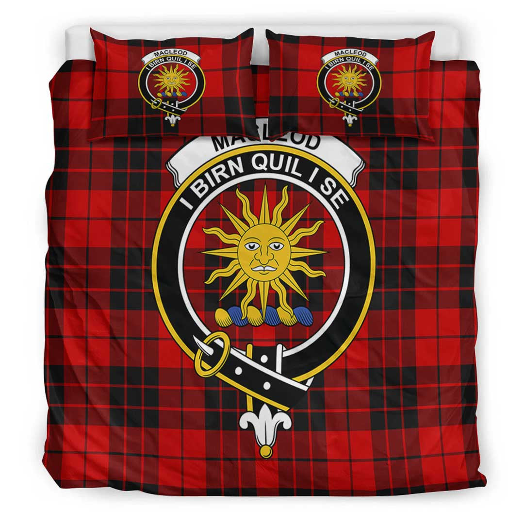 MacLeod of Raasay Tartan Crest Bedding Set