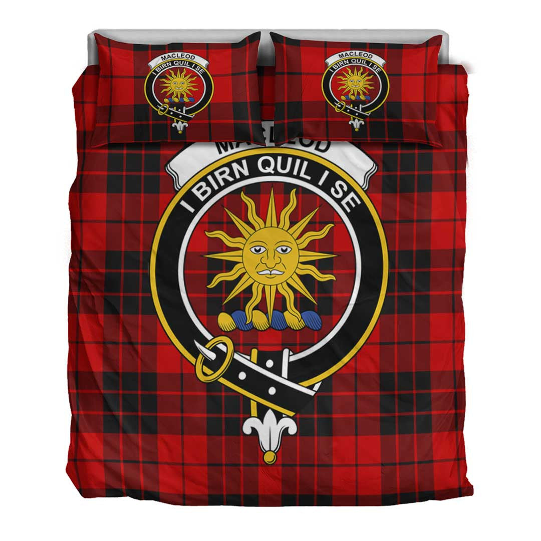 MacLeod of Raasay Tartan Crest Bedding Set