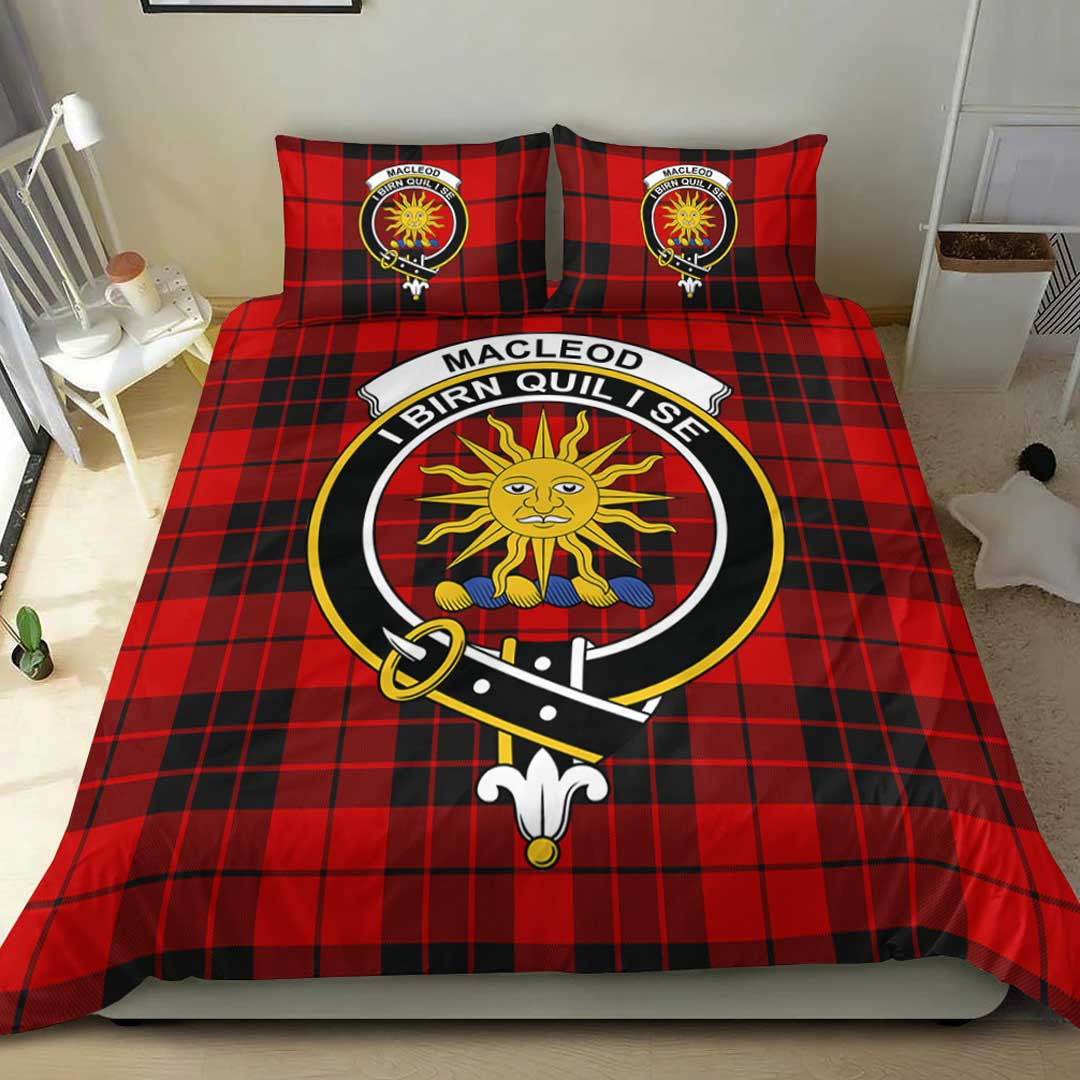 MacLeod of Raasay Tartan Crest Bedding Set