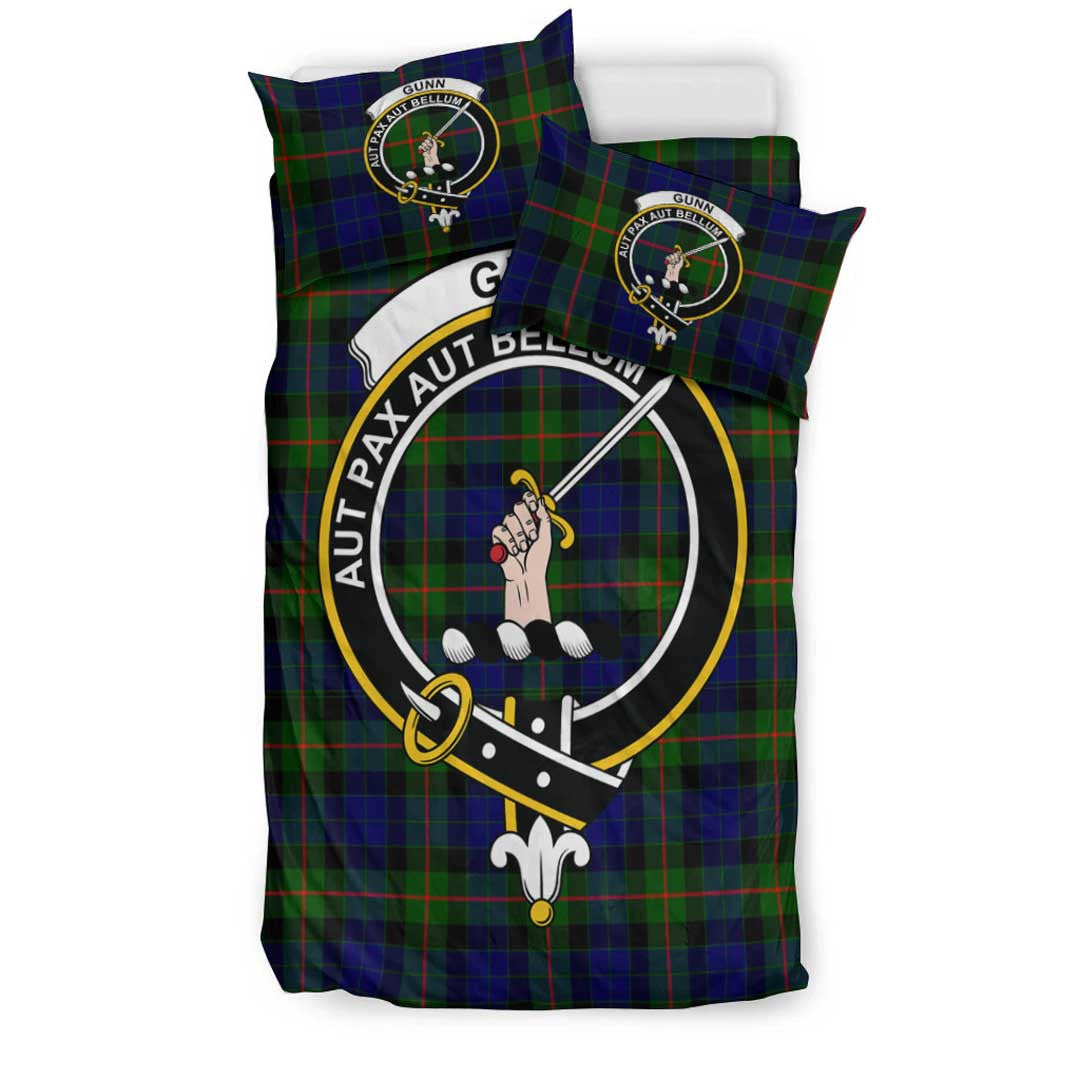 Gunn Modern Tartan Crest Bedding Set