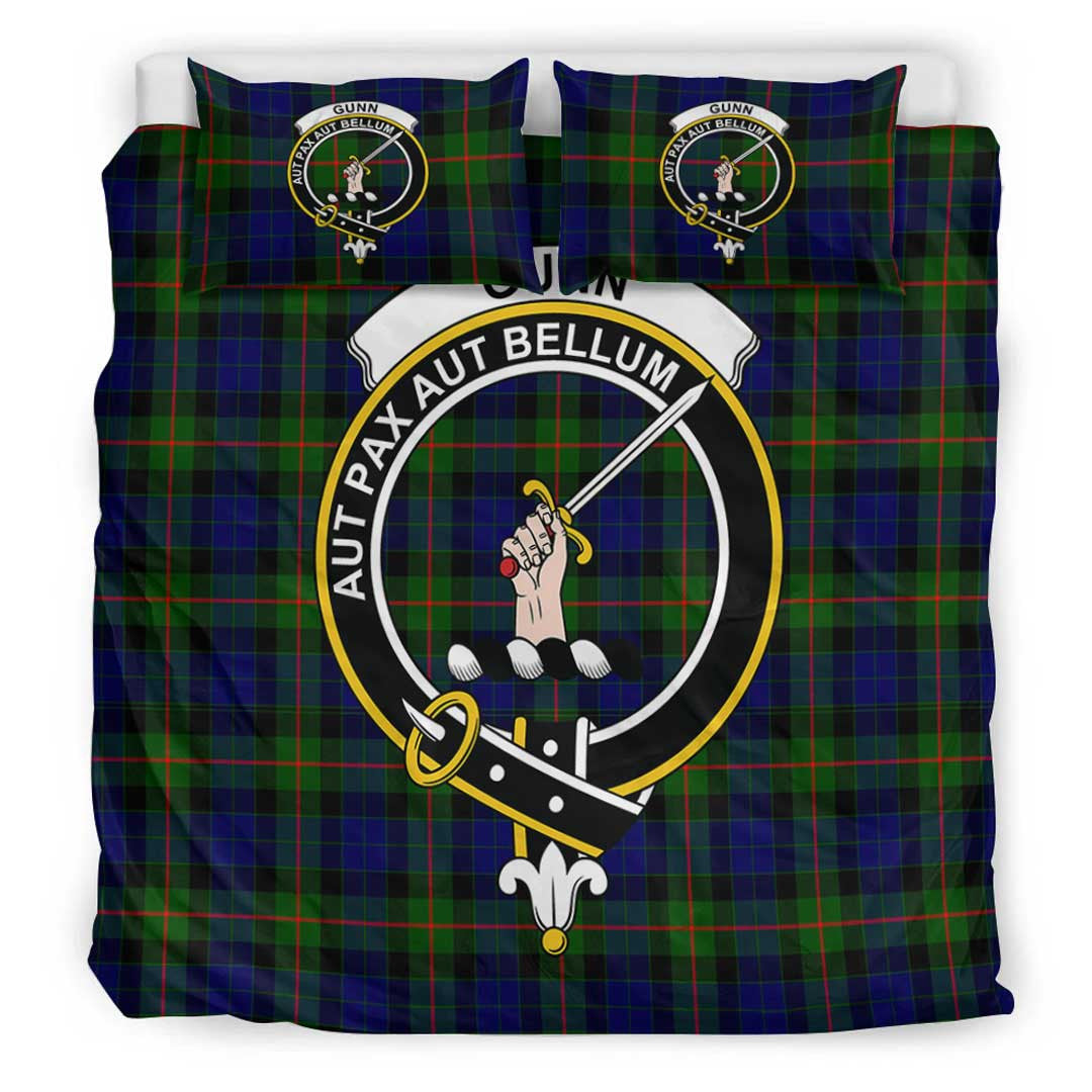 Gunn Modern Tartan Crest Bedding Set