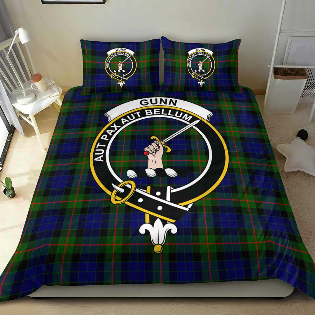 Gunn Modern Tartan Crest Bedding Set