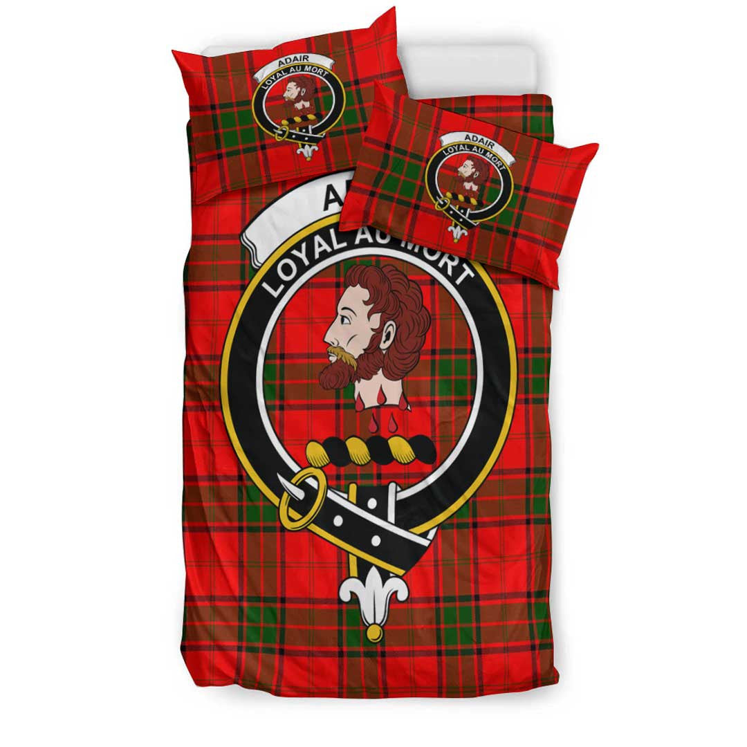 Adair Tartan Crest Bedding Set