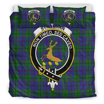 Strachan Tartan Crest Bedding Set