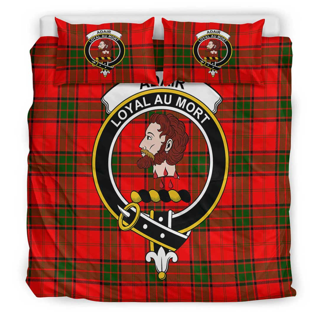 Adair Tartan Crest Bedding Set