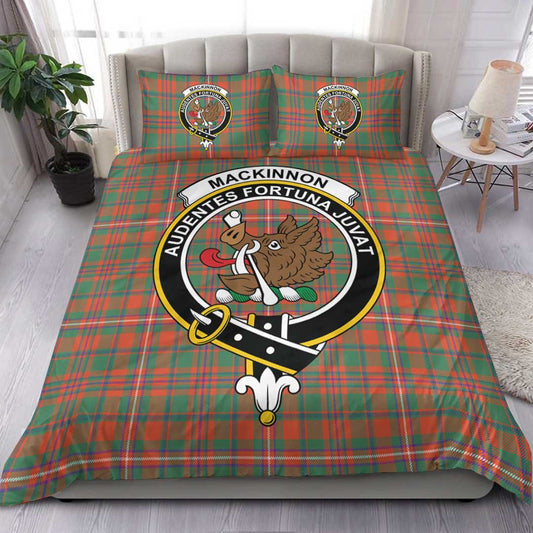 MacKinnon Ancient Tartan Crest Bedding Set