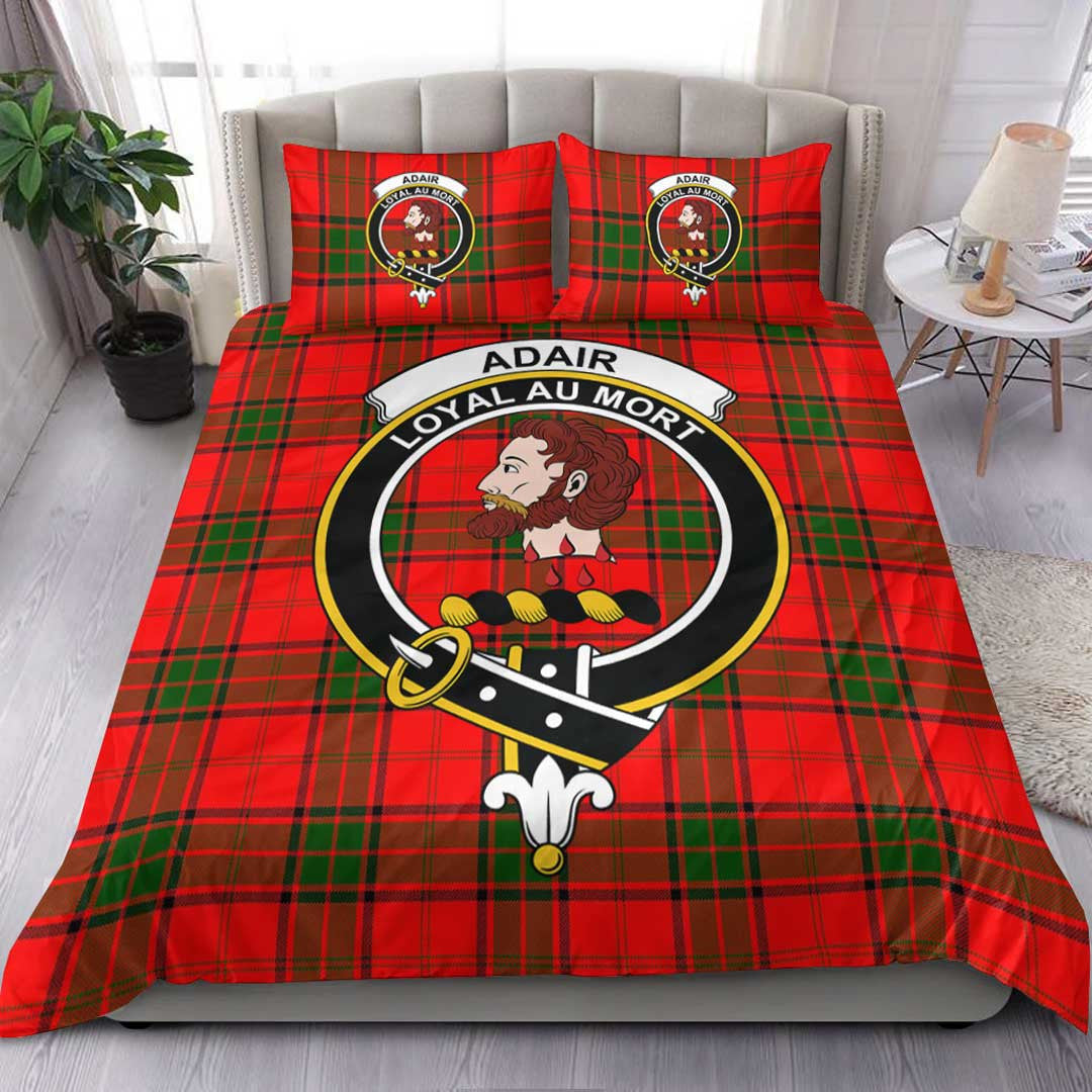 Adair Tartan Crest Bedding Set