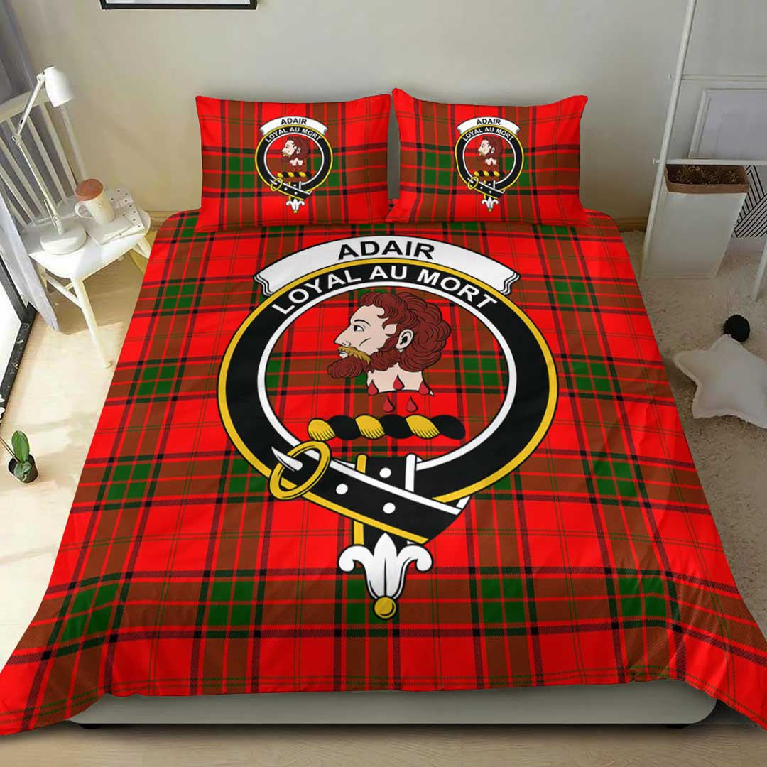 Adair Tartan Crest Bedding Set
