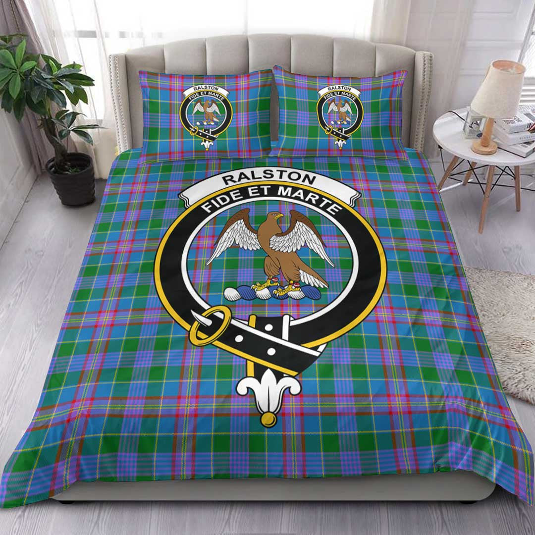 Ralston Tartan Crest Bedding Set