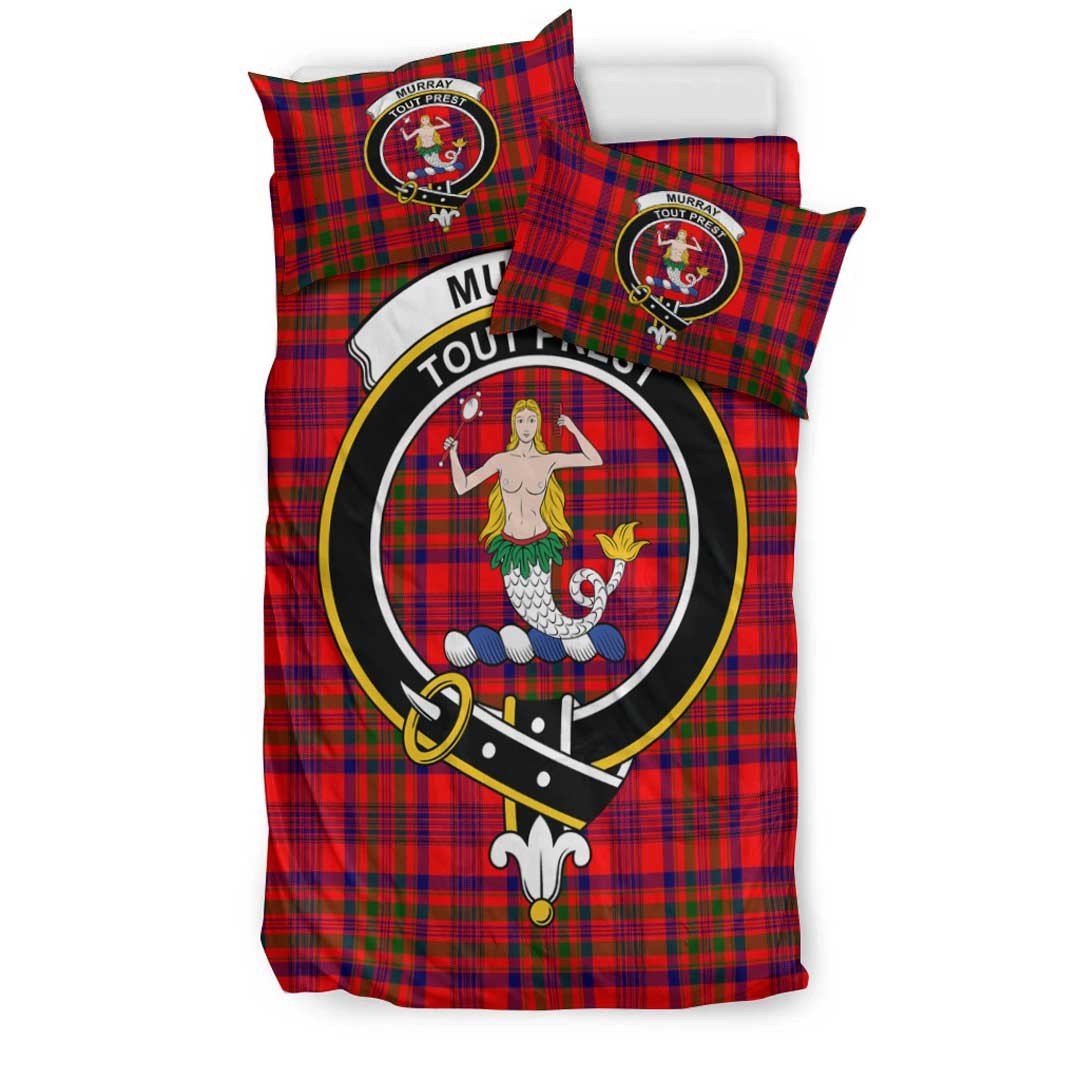 Murray of Tulloch Modern Tartan Crest Bedding Set