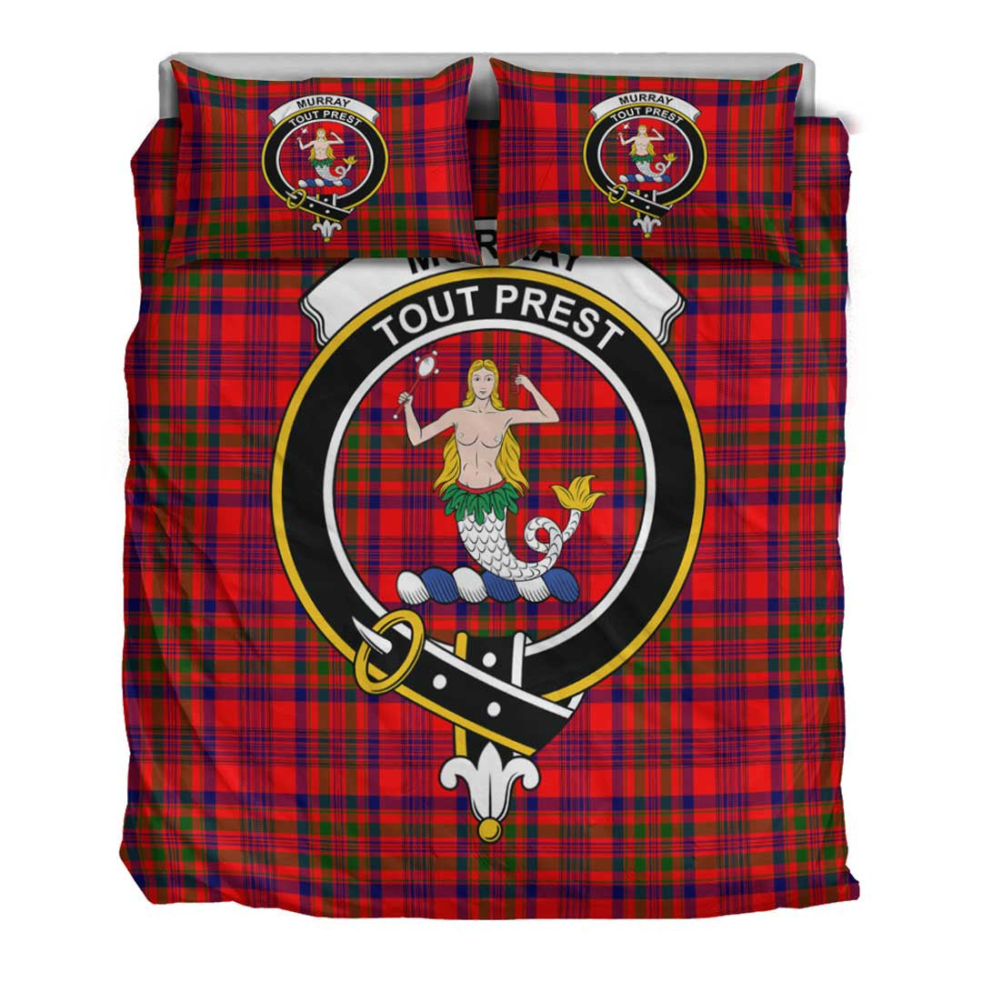 Murray of Tulloch Modern Tartan Crest Bedding Set